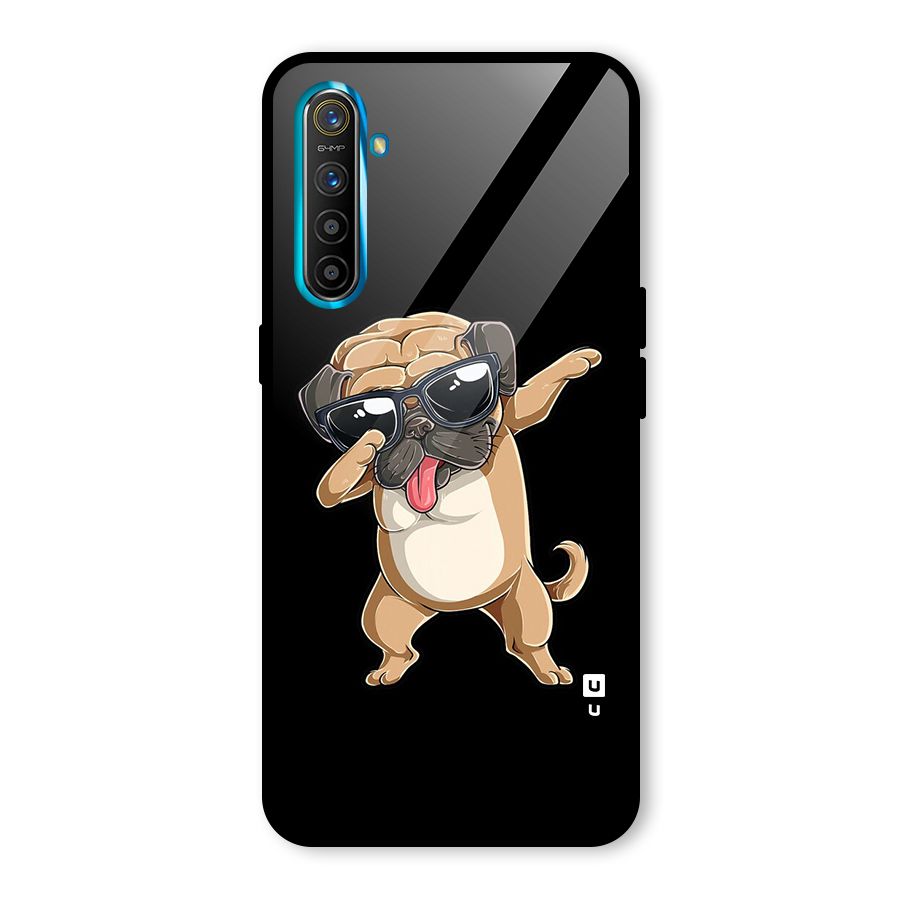 Dab Cool Dog Glass Back Case for Realme X2
