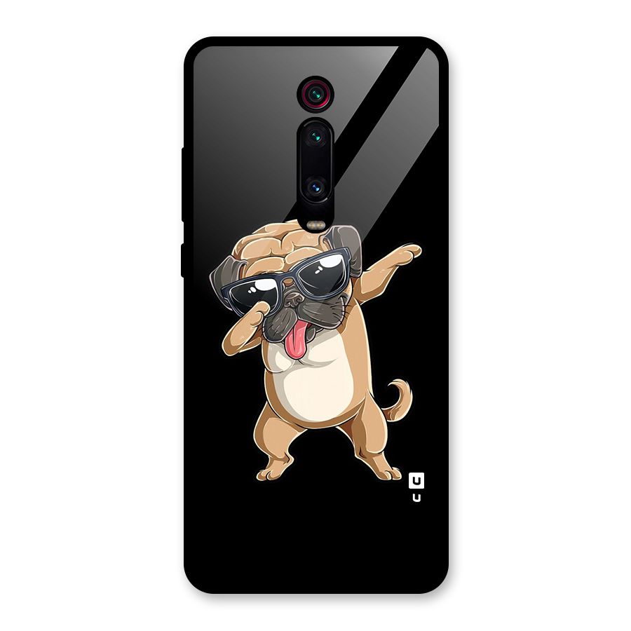 Dab Cool Dog Glass Back Case for Redmi K20