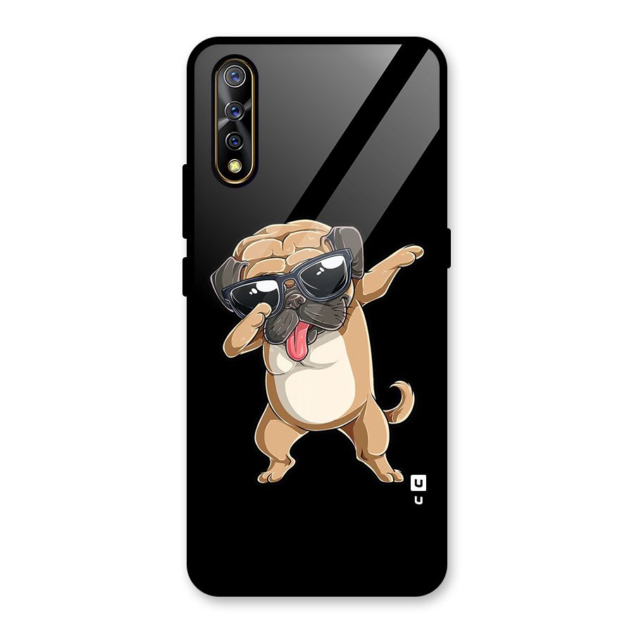 Dab Cool Dog Glass Back Case for Vivo S1