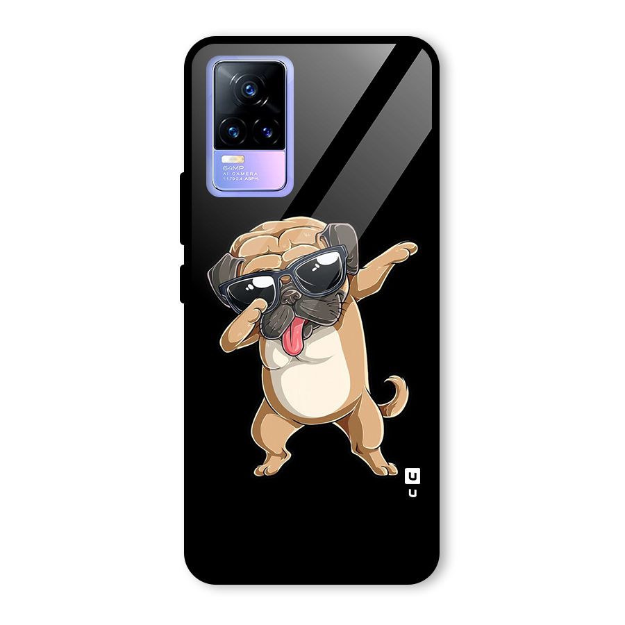 Dab Cool Dog Glass Back Case for Vivo Y73