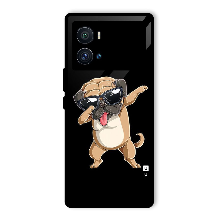 Dab Cool Dog Glass Back Case for Vivo iQOO 9 Pro