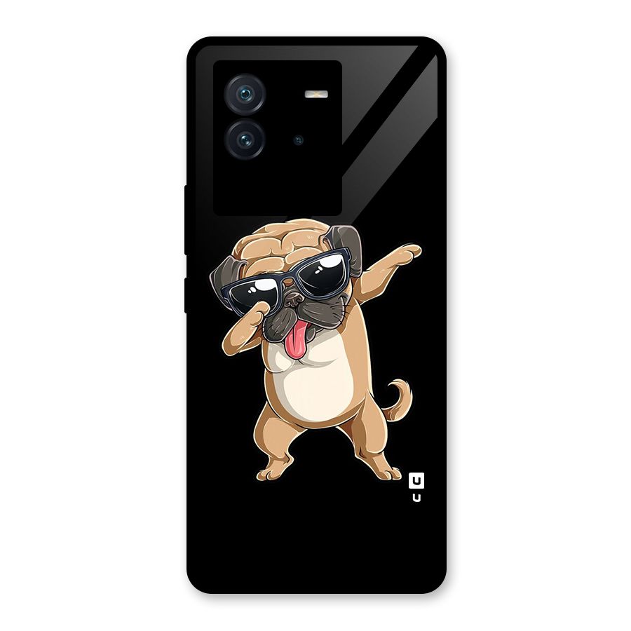 Dab Cool Dog Glass Back Case for Vivo iQOO Neo 6 5G