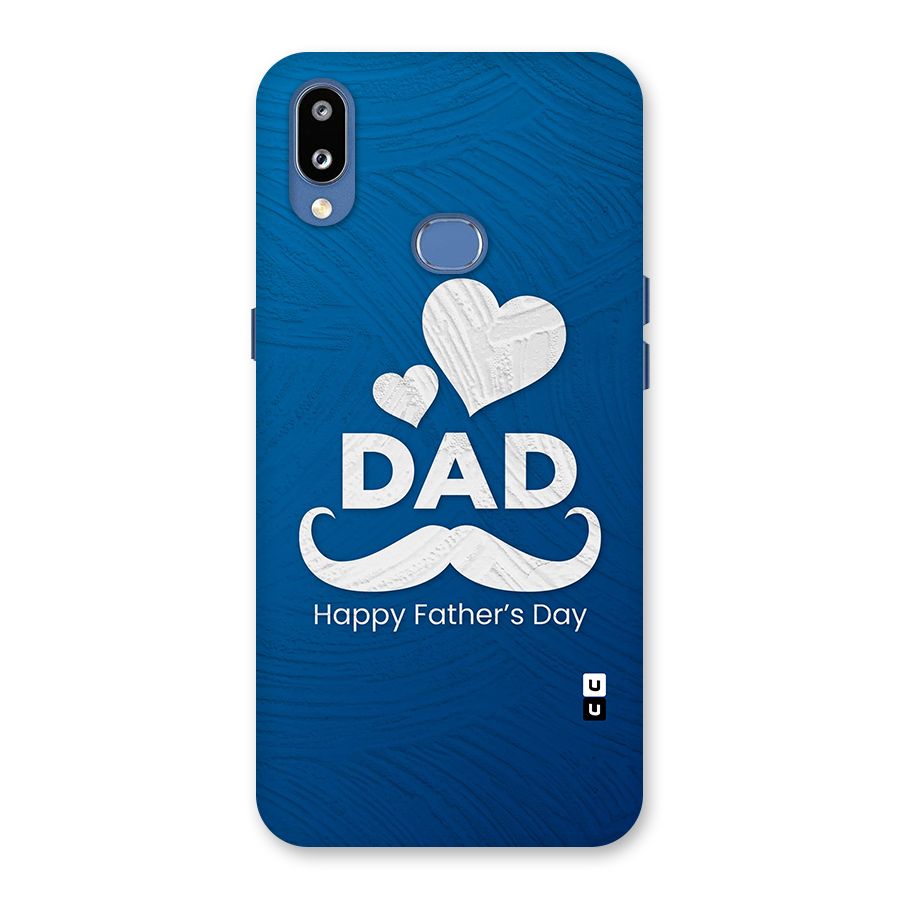 Dad Happy Fathers Day Back Case for Galaxy M01s