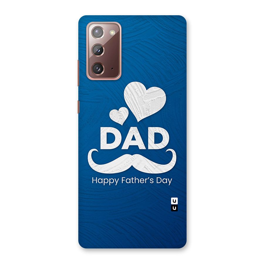 Dad Happy Fathers Day Back Case for Galaxy Note 20
