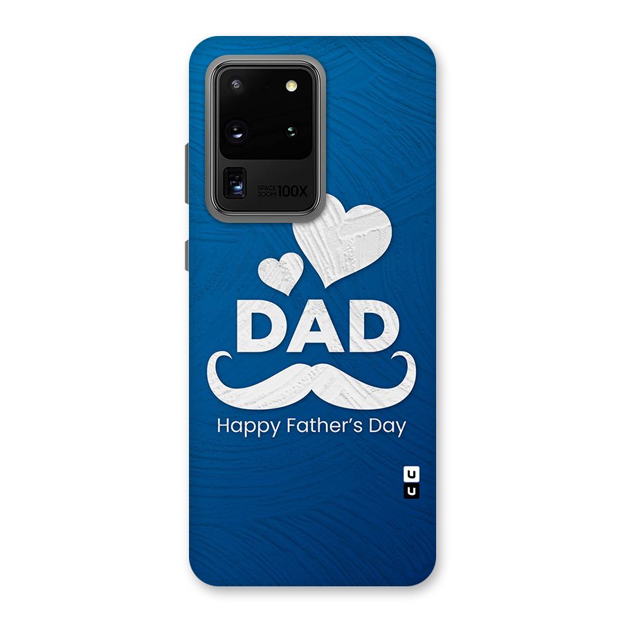 Dad Happy Fathers Day Back Case for Galaxy S20 Ultra