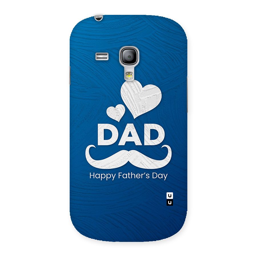 Dad Happy Fathers Day Back Case for Galaxy S3 Mini