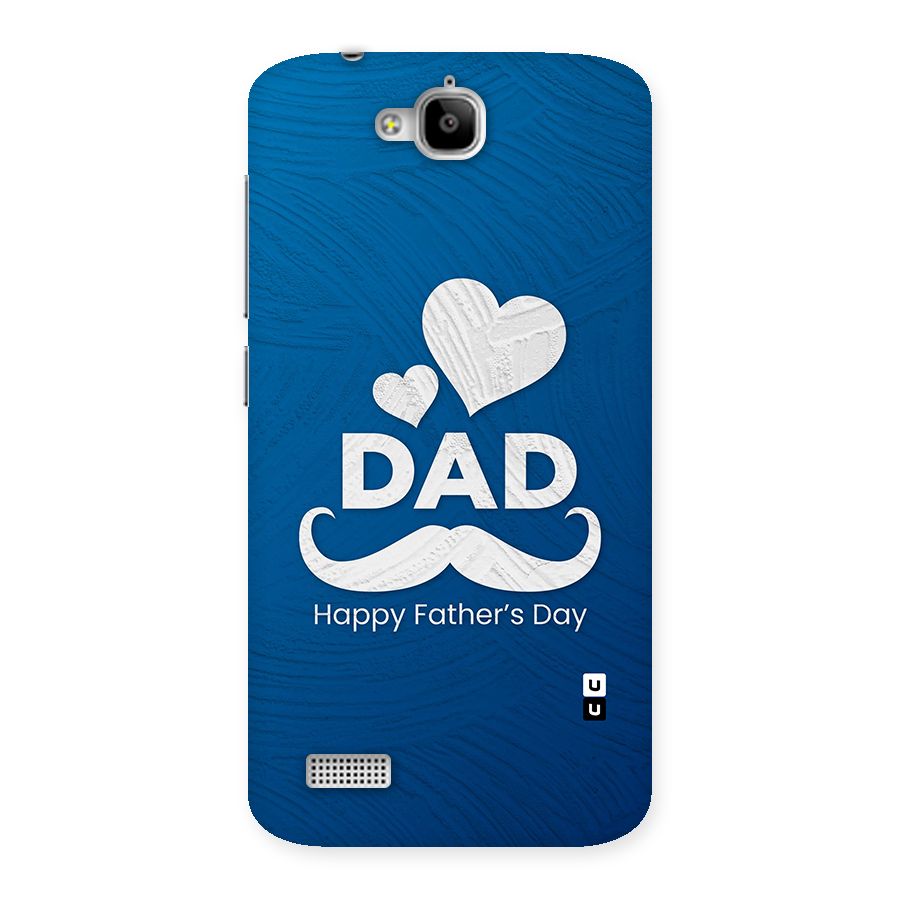 Dad Happy Fathers Day Back Case for Honor Holly