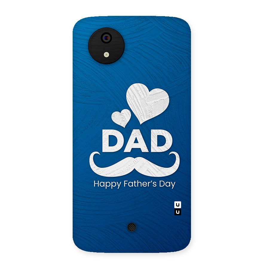 Dad Happy Fathers Day Back Case for Micromax Canvas A1