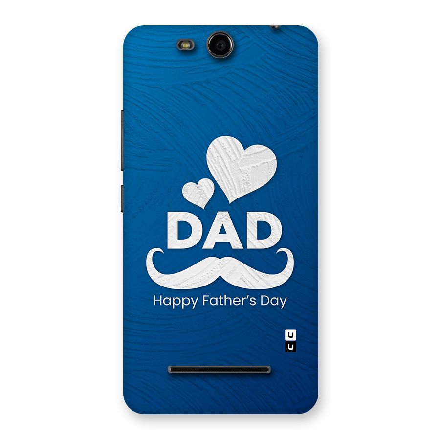 Dad Happy Fathers Day Back Case for Micromax Canvas Juice 3 Q392