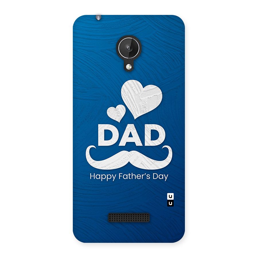 Dad Happy Fathers Day Back Case for Micromax Canvas Spark Q380