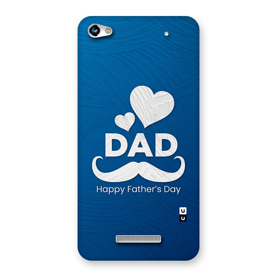 Dad Happy Fathers Day Back Case for Micromax Hue 2