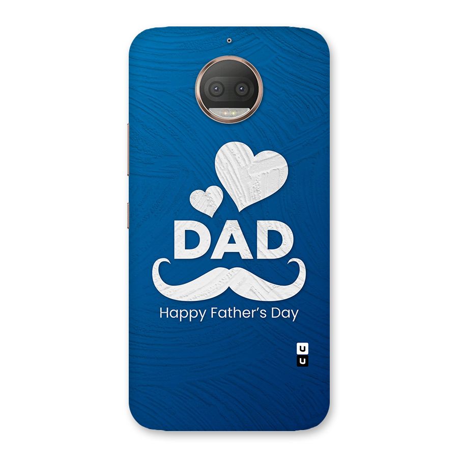 Dad Happy Fathers Day Back Case for Moto G5s Plus