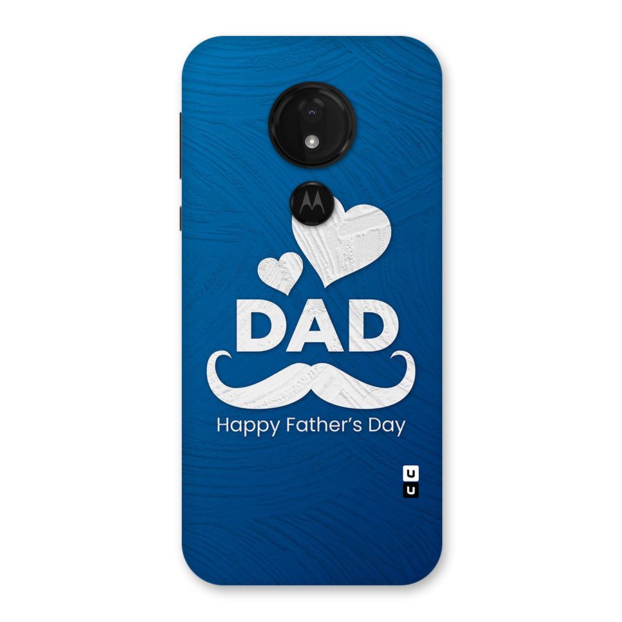 Dad Happy Fathers Day Back Case for Moto G7 Power