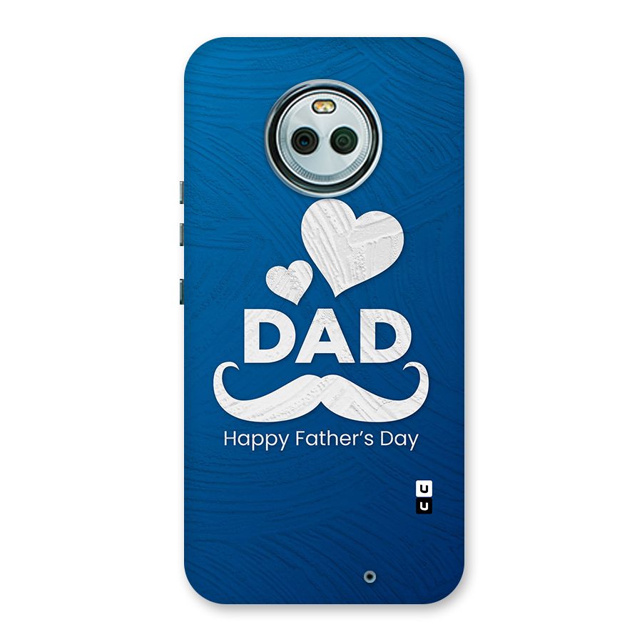 Dad Happy Fathers Day Back Case for Moto X4