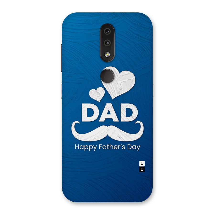Dad Happy Fathers Day Back Case for Nokia 4.2