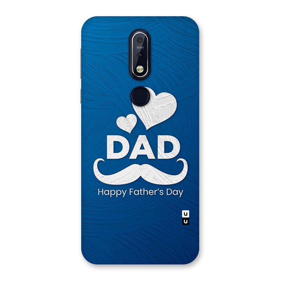 Dad Happy Fathers Day Back Case for Nokia 7.1