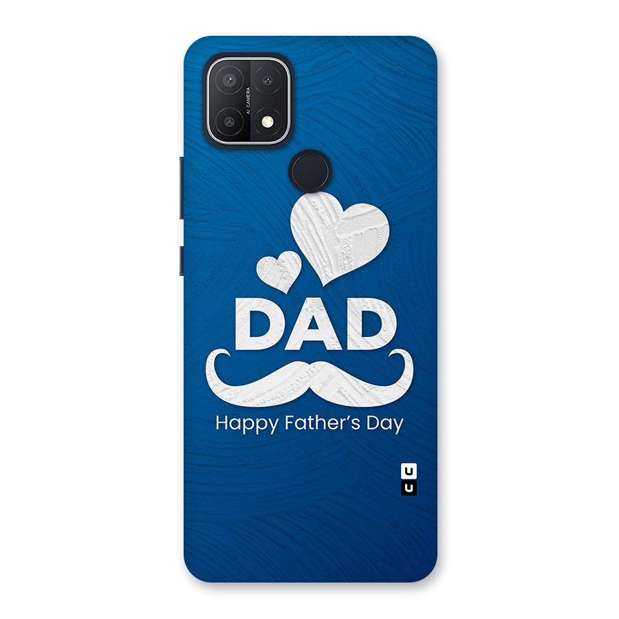 Dad Happy Fathers Day Back Case for Oppo A15s