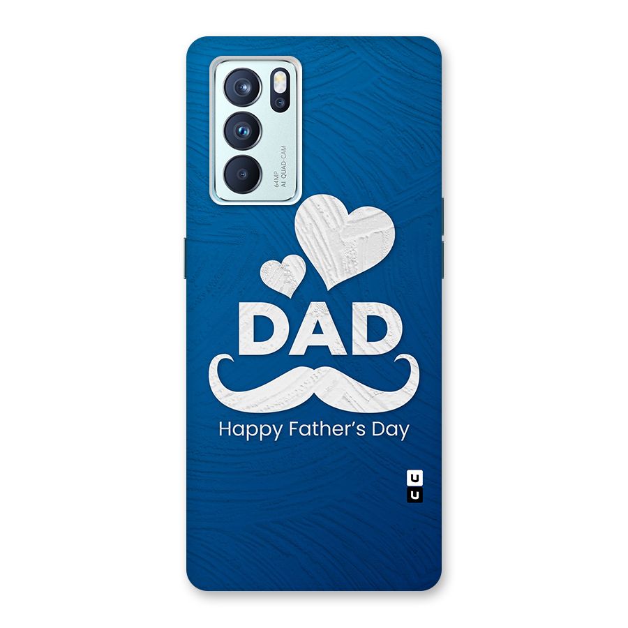 Dad Happy Fathers Day Glass Back Case for Oppo Reno6 Pro 5G