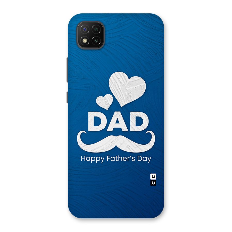 Dad Happy Fathers Day Back Case for Poco C3
