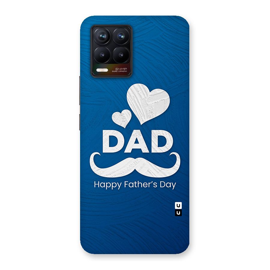 Dad Happy Fathers Day Glass Back Case for Realme 8