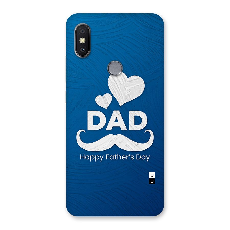 Dad Happy Fathers Day Back Case for Redmi Y2
