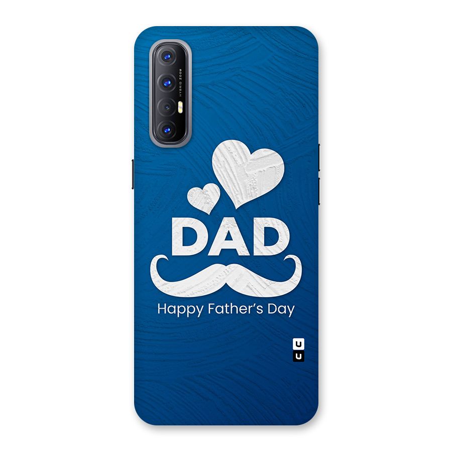 Dad Happy Fathers Day Back Case for Reno3 Pro