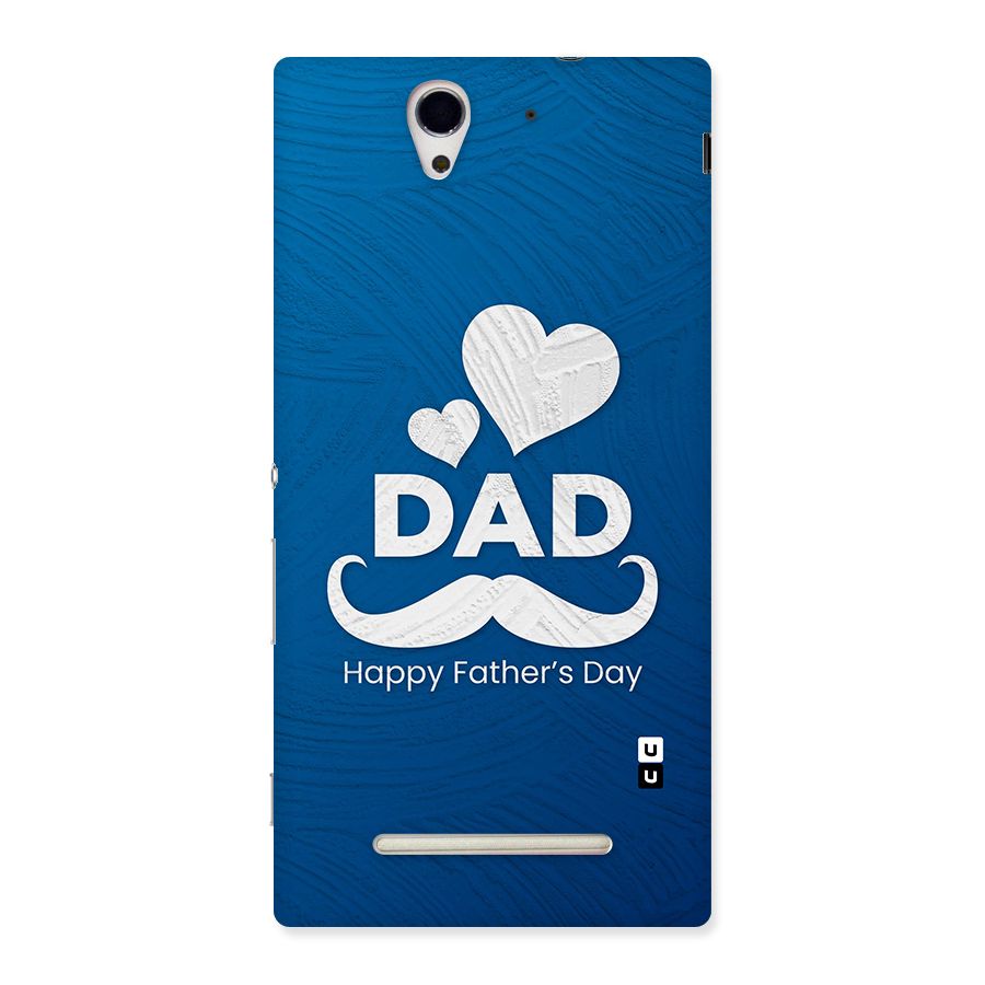 Dad Happy Fathers Day Back Case for Sony Xperia C3