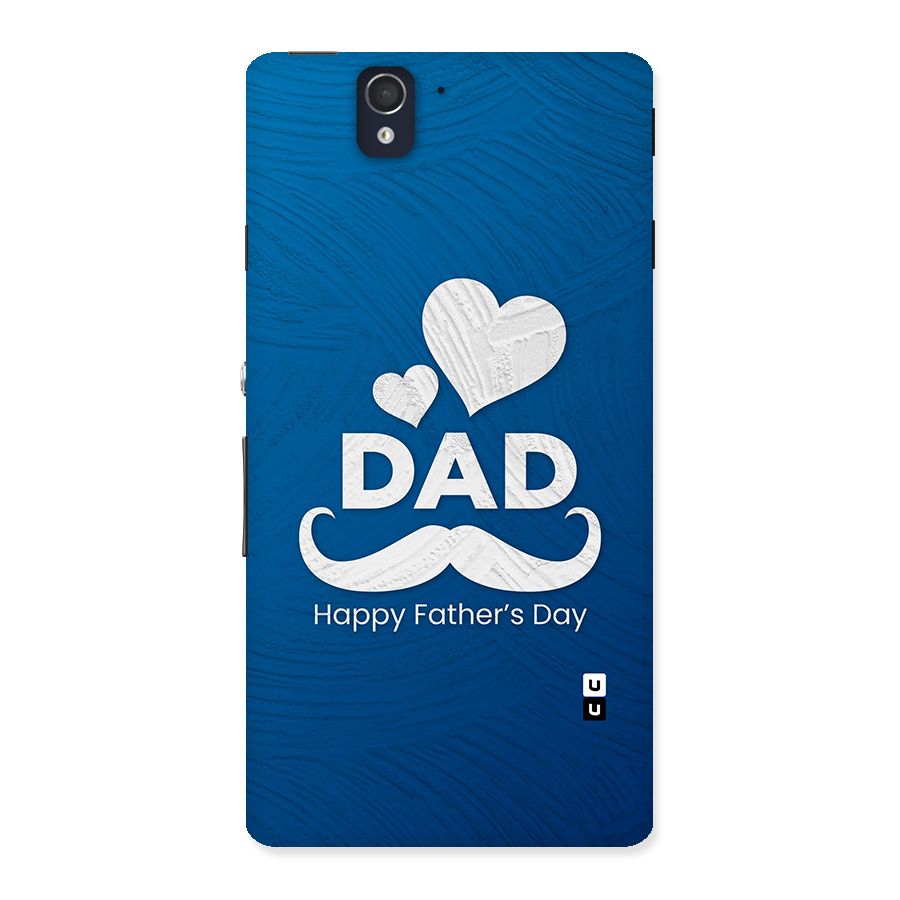 Dad Happy Fathers Day Back Case for Sony Xperia Z