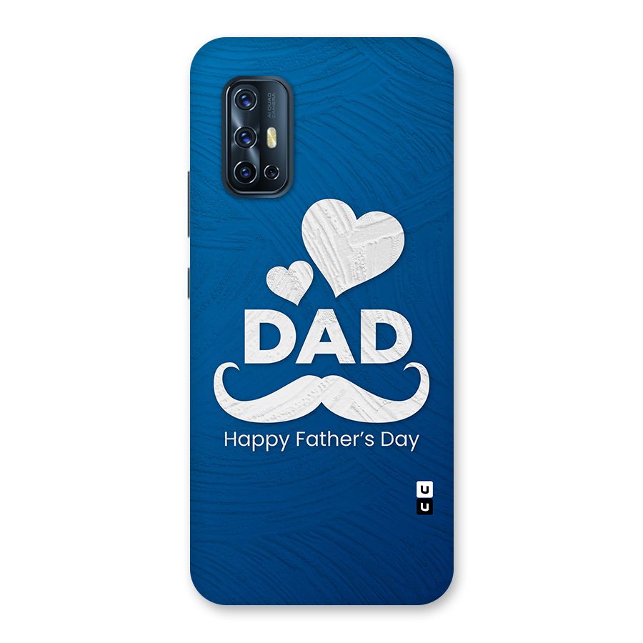 Dad Happy Fathers Day Back Case for Vivo V17