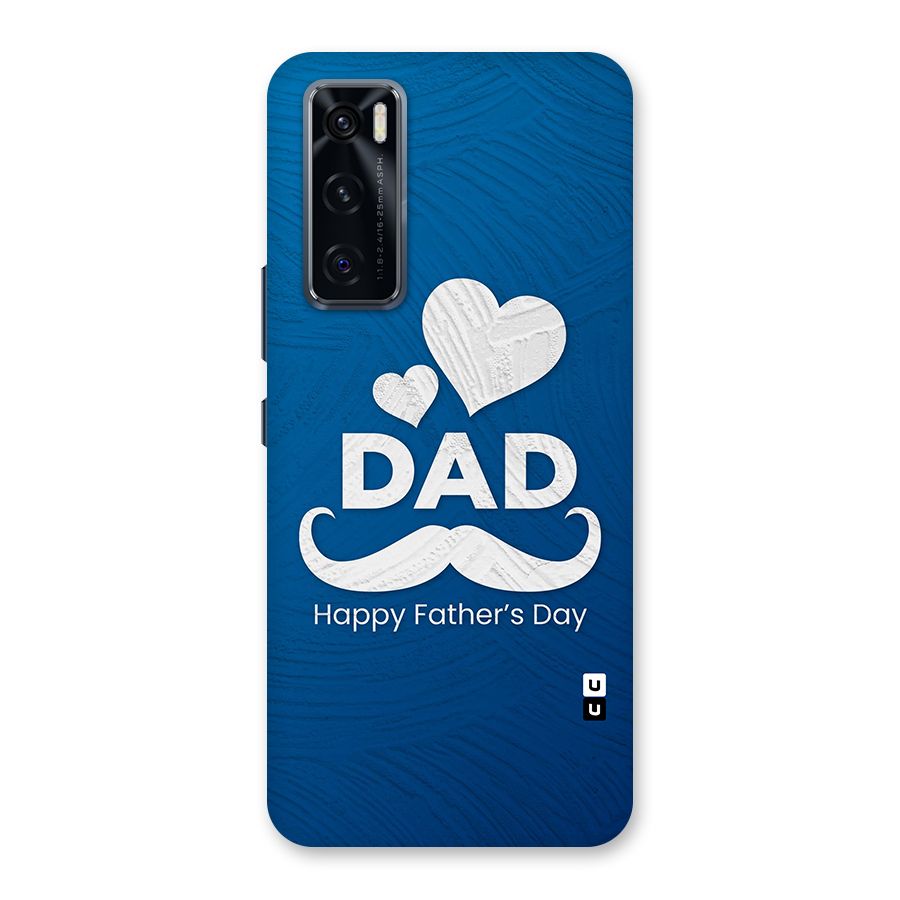 Dad Happy Fathers Day Back Case for Vivo V20 SE