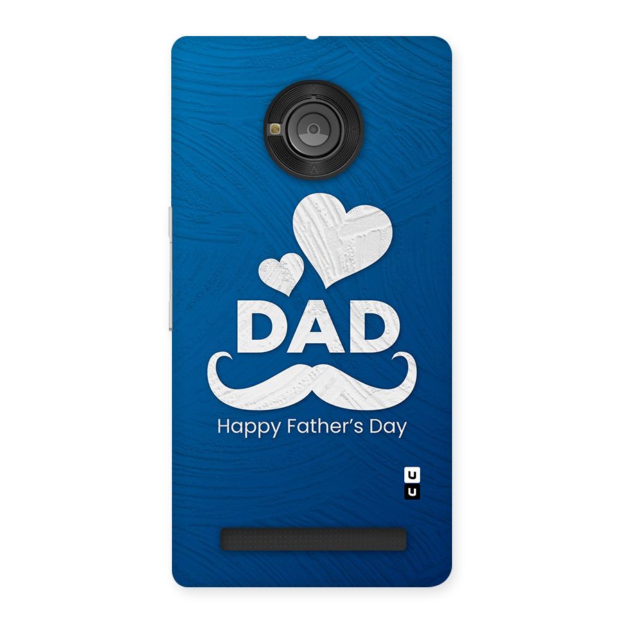 Dad Happy Fathers Day Back Case for Yu Yunique