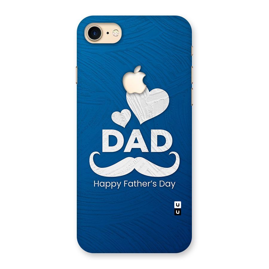 Dad Happy Fathers Day Back Case for iPhone 7 Apple Cut