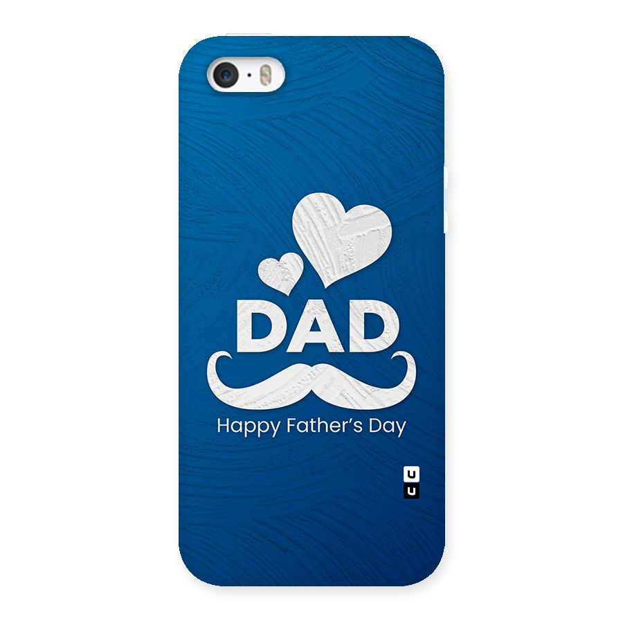 Dad Happy Fathers Day Back Case for iPhone SE