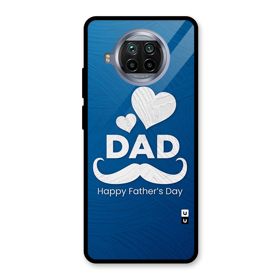 Dad Happy Fathers Day Glass Back Case for Mi 10i
