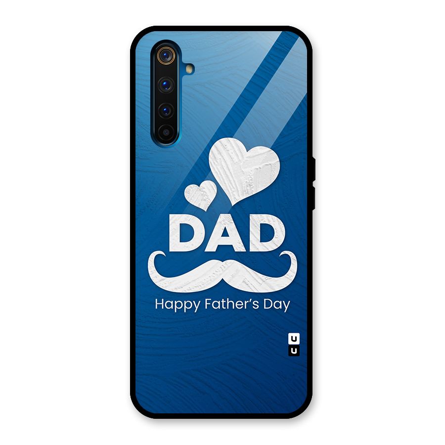 Dad Happy Fathers Day Glass Back Case for Realme 6 Pro