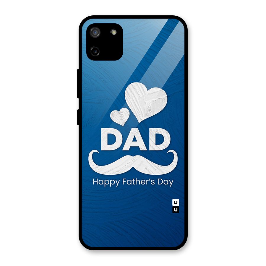 Dad Happy Fathers Day Glass Back Case for Realme C11