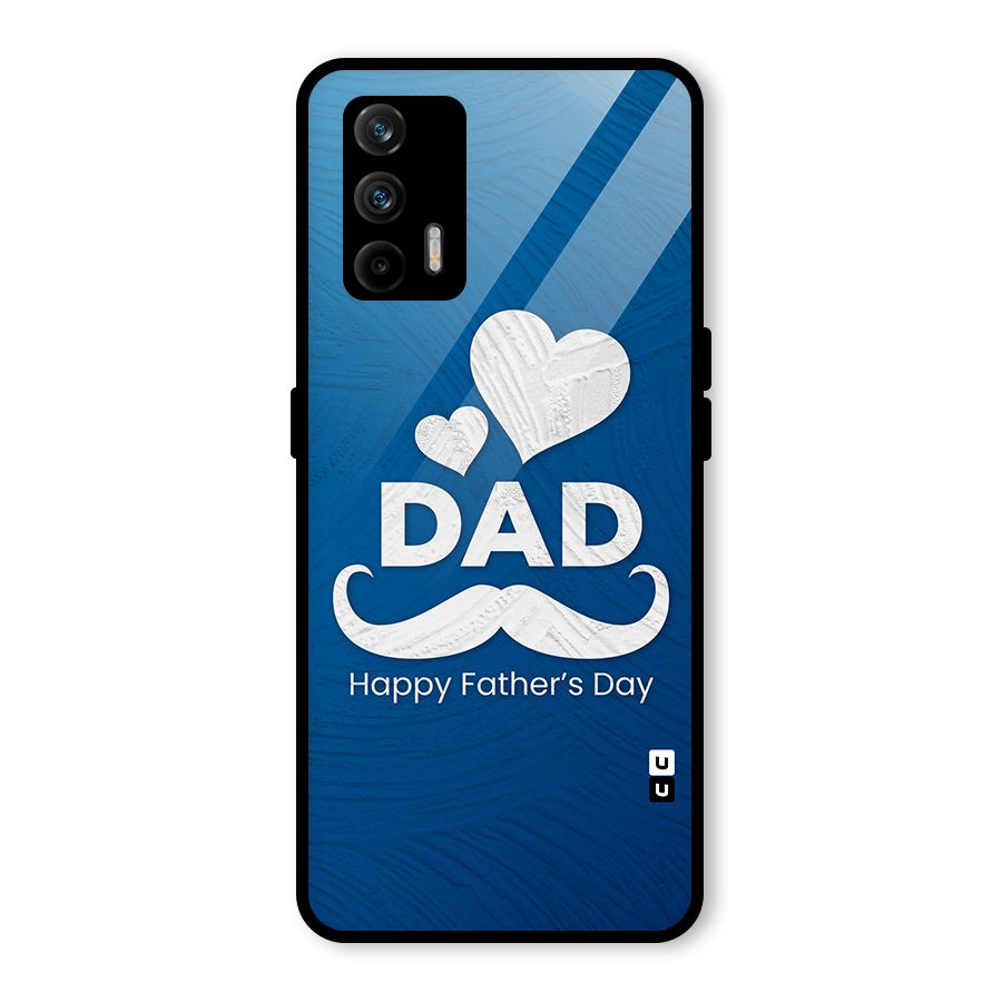 Dad Happy Fathers Day Glass Back Case for Realme GT 5G