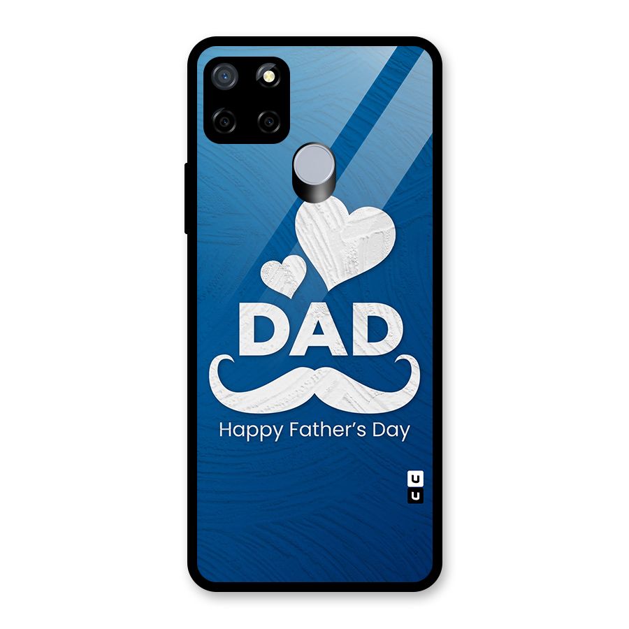 Dad Happy Fathers Day Glass Back Case for Realme Narzo 20
