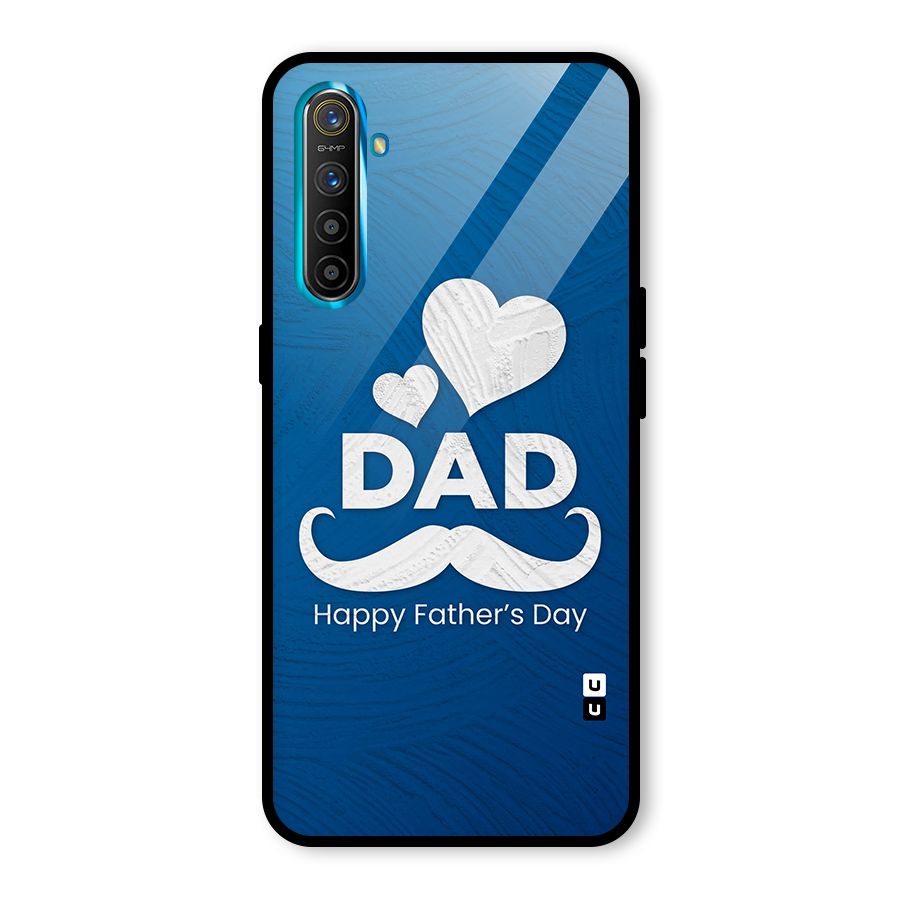 Dad Happy Fathers Day Glass Back Case for Realme X2
