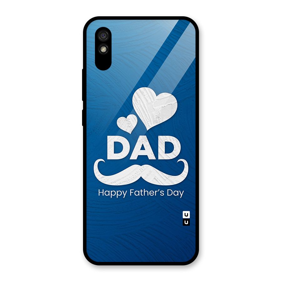 Dad Happy Fathers Day Glass Back Case for Redmi 9A