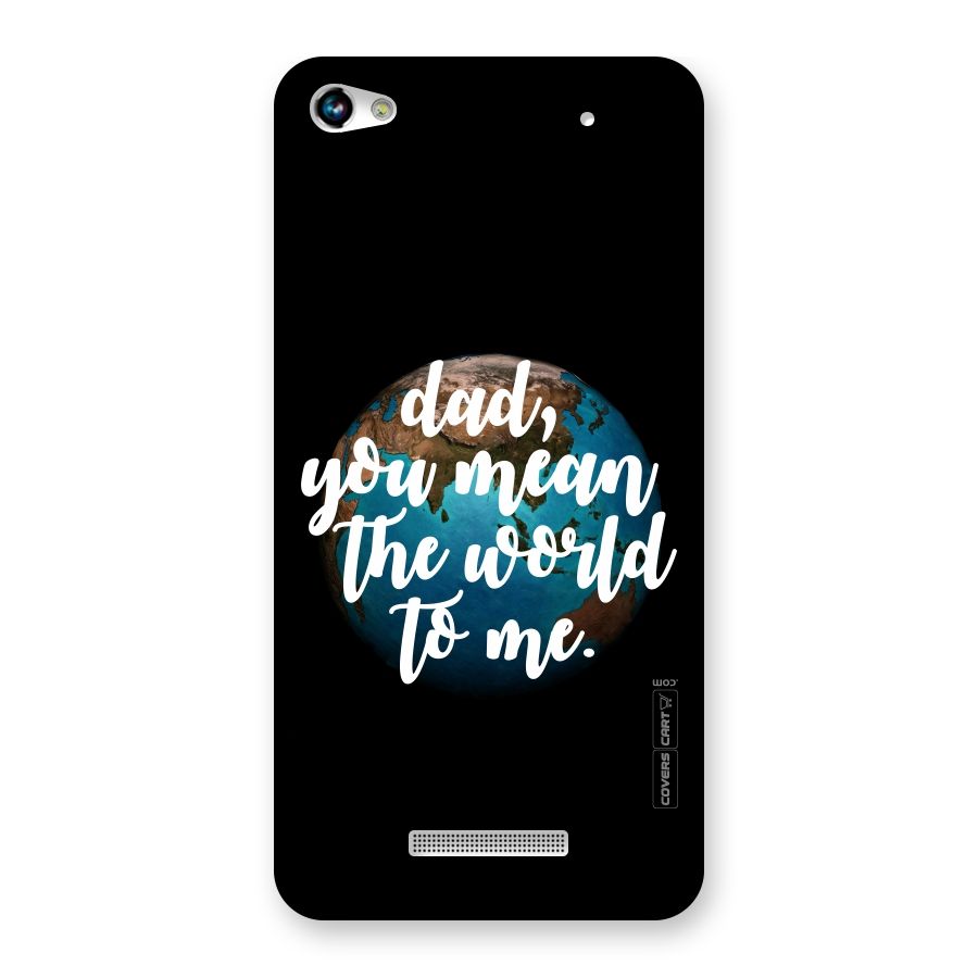 Dad You Mean World to Mes Back Case for Micromax Hue 2