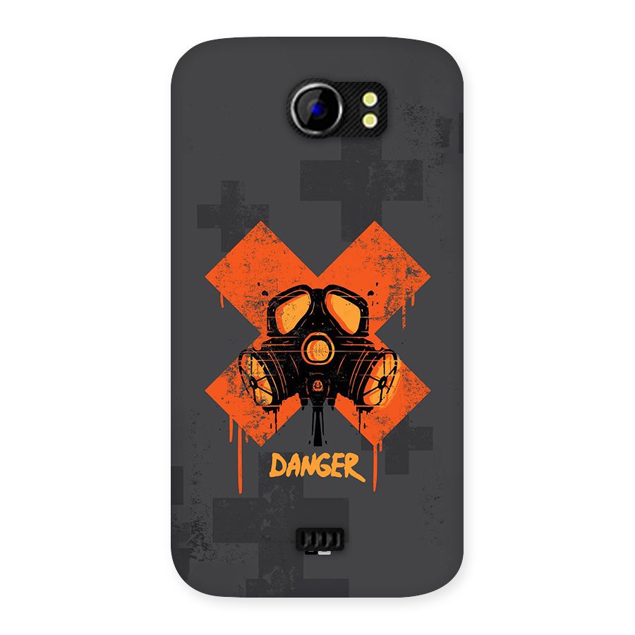 Danger Mask Back Case for Canvas 2 A110