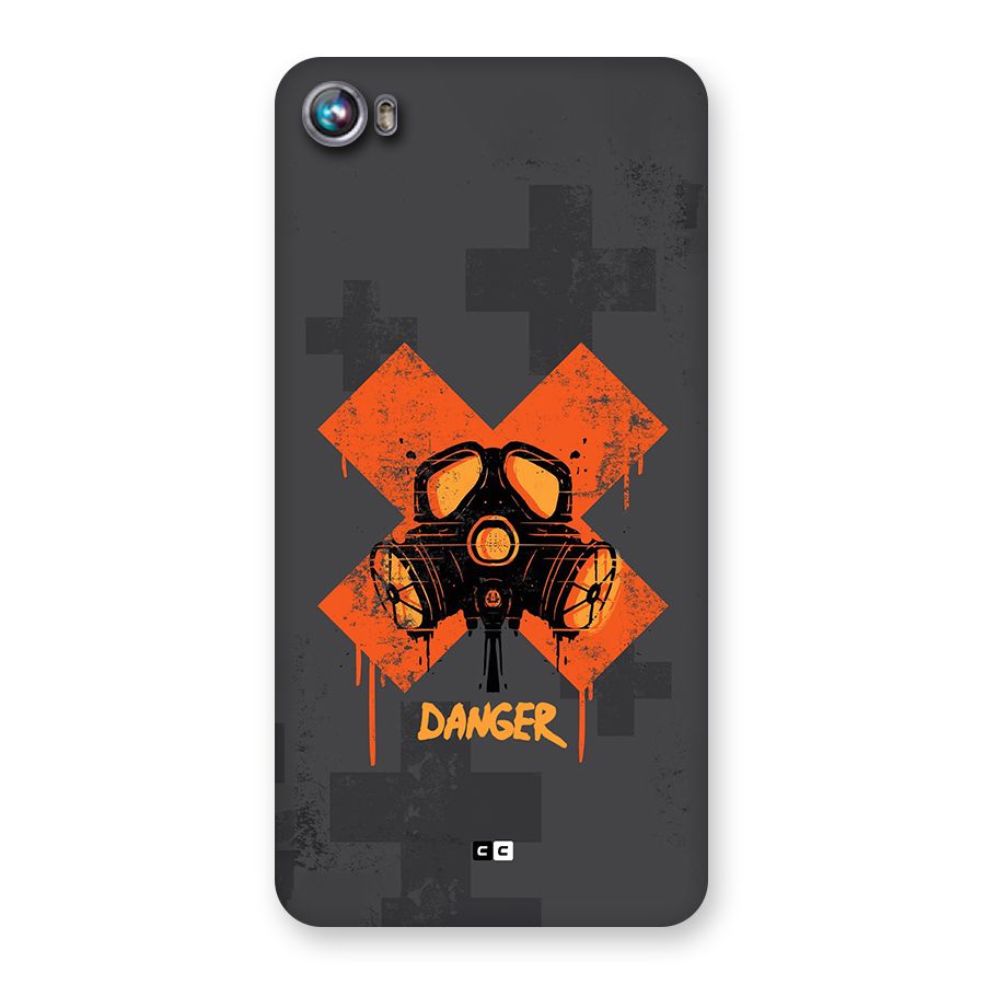 Danger Mask Back Case for Canvas Fire 4 (A107)