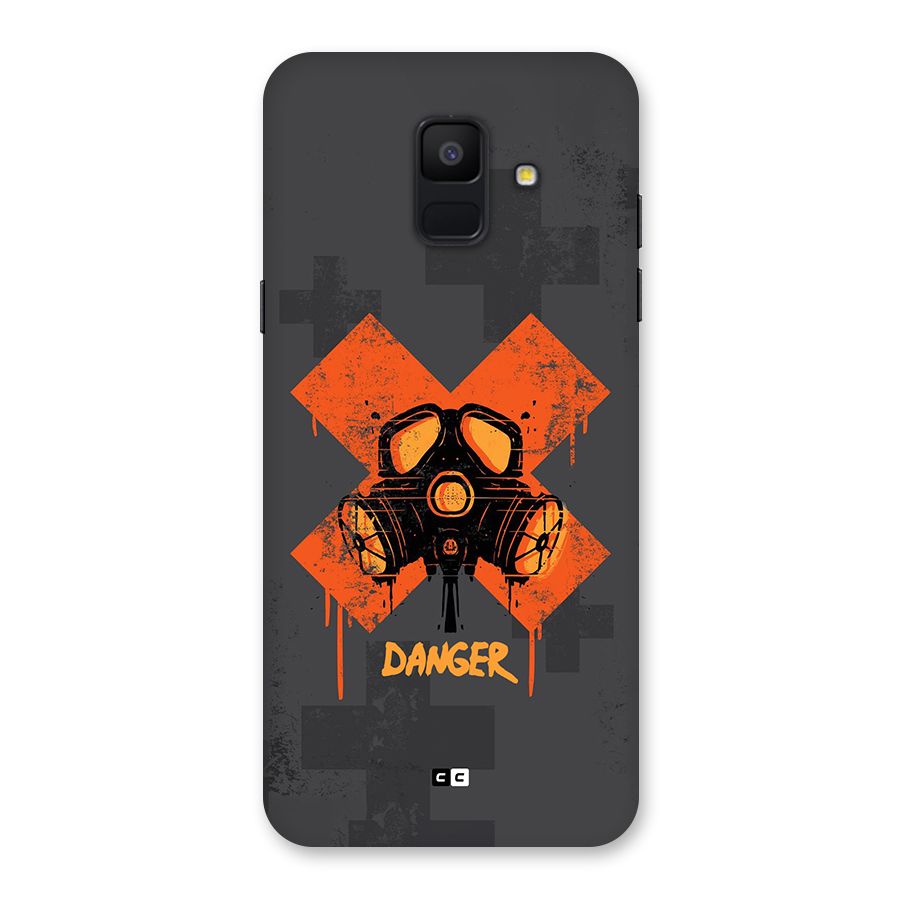 Danger Mask Back Case for Galaxy A6 (2018)