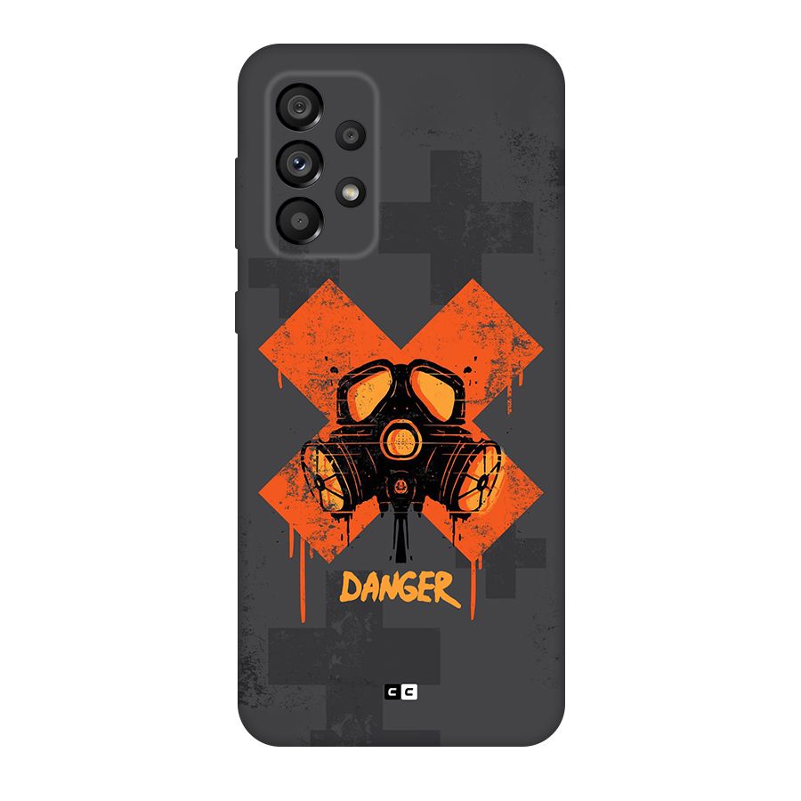 Danger Mask Back Case for Galaxy A73 5G