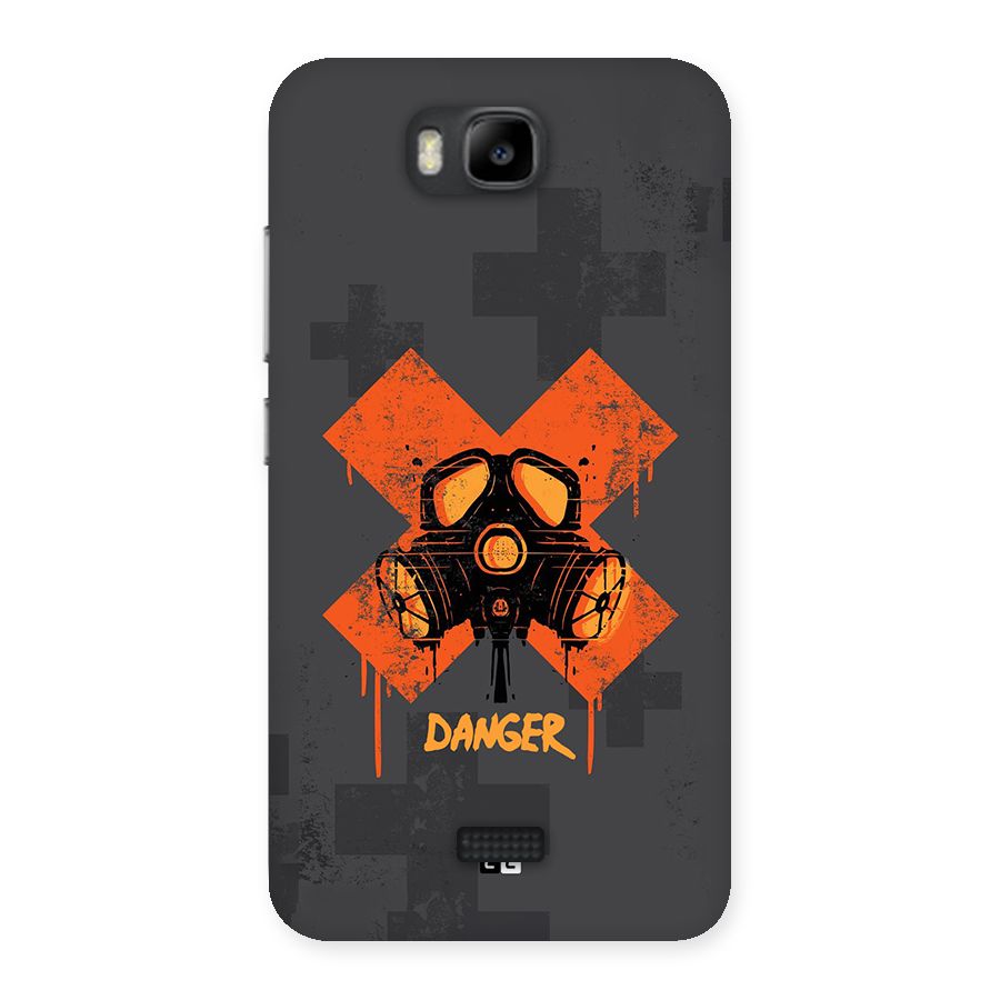 Danger Mask Back Case for Honor Bee
