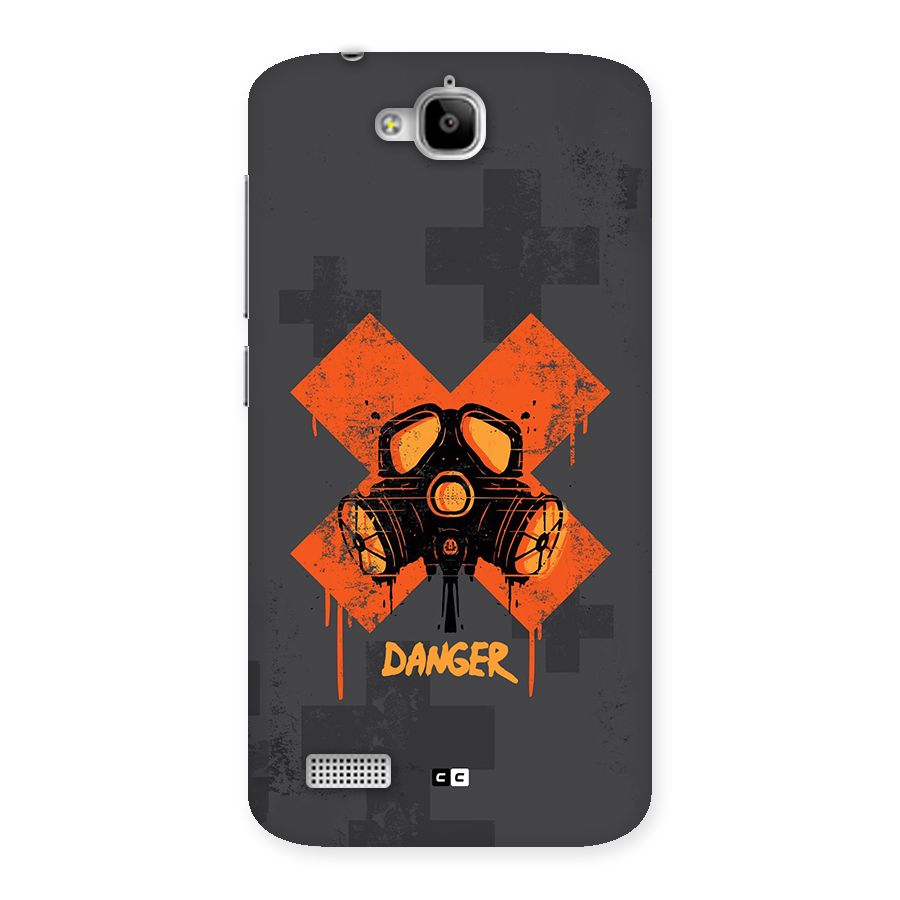 Danger Mask Back Case for Honor Holly