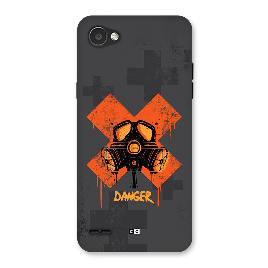 Danger Mask Back Case for LG Q6