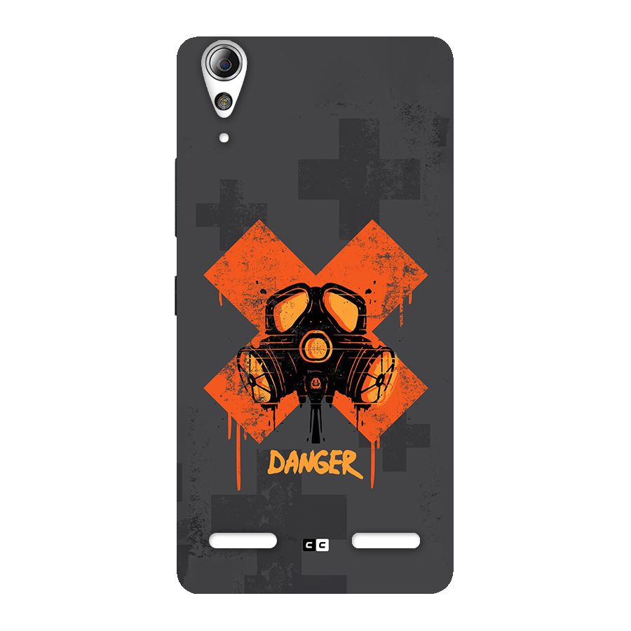 Danger Mask Back Case for Lenovo A6000 Plus