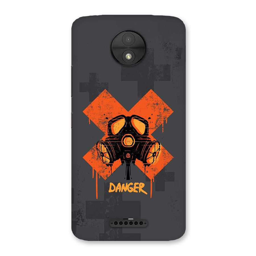 Danger Mask Back Case for Moto C